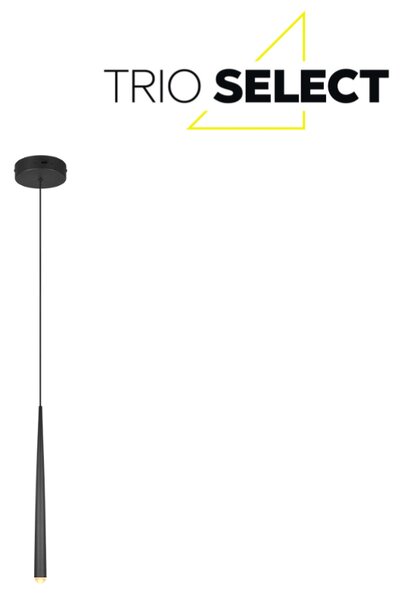 TRIO SELECT 354810132 CALA závěsné svítidlo D140mm SMD LED 5,5W/550lm 2300+3000+4000K černá matná, schwitchdimmer
