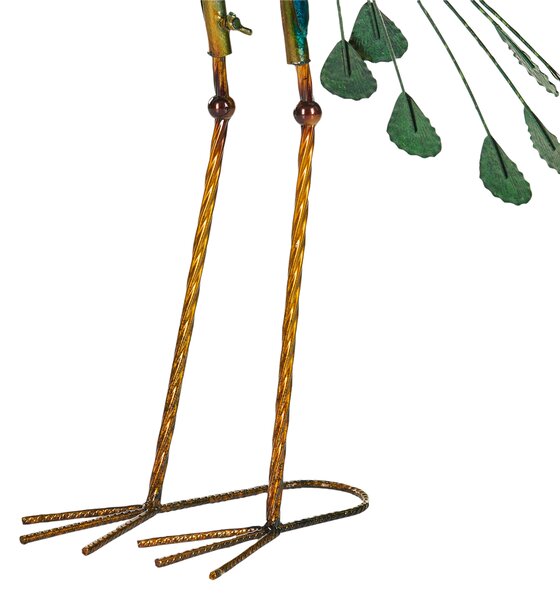 Zahradní socha PEACOCK Modrá