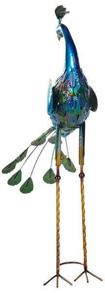 Zahradní socha PEACOCK Modrá