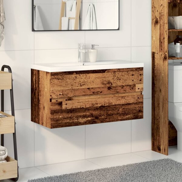 Skříňka se zápustným umyvadlem old wood 3328925
