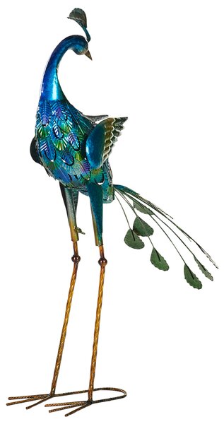 Zahradní socha PEACOCK Modrá
