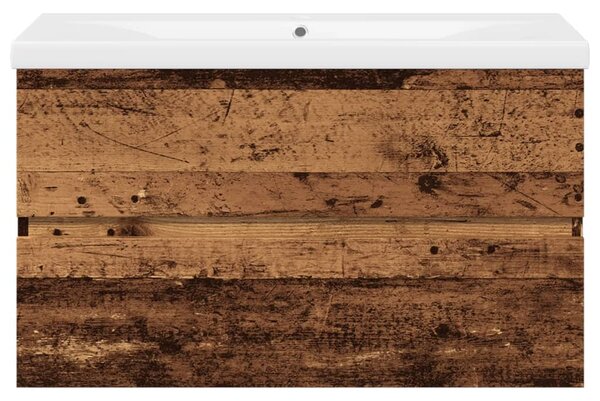 Skříňka se zápustným umyvadlem old wood 3328923