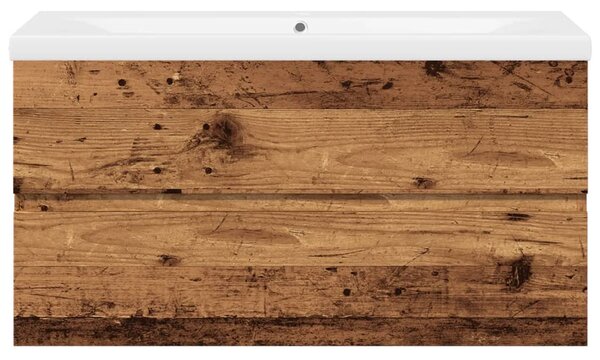 Skříňka se zápustným umyvadlem old wood 3328925
