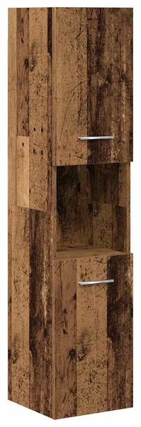 4dílná koupelnová sestava old wood kompozitní dřevo 3328915
