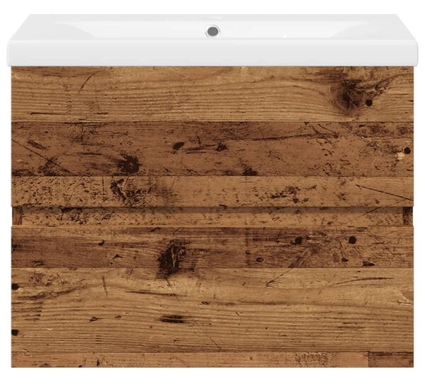 Skříňka se zápustným umyvadlem old wood 3328921