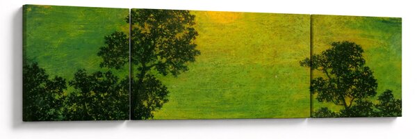 Obraz - Imitator of Ralph Albert Blakelock, Moonlight, reprodukce (170x50 cm)