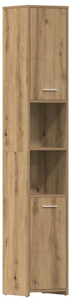 4dílná koupelnová sestava dub artisan kompozitní dřevo 3328942