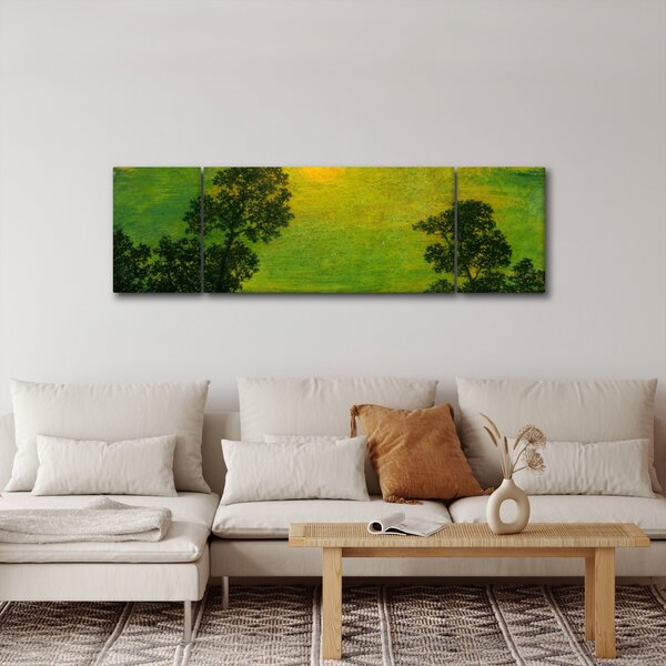 Obraz - Imitator of Ralph Albert Blakelock, Moonlight, reprodukce (170x50 cm)