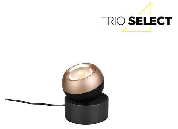 TRIO SELECT 544410132 ORBIT stolní lampička V140mm SMD LED 5W/500lm 2300+3000+4000K černá matná