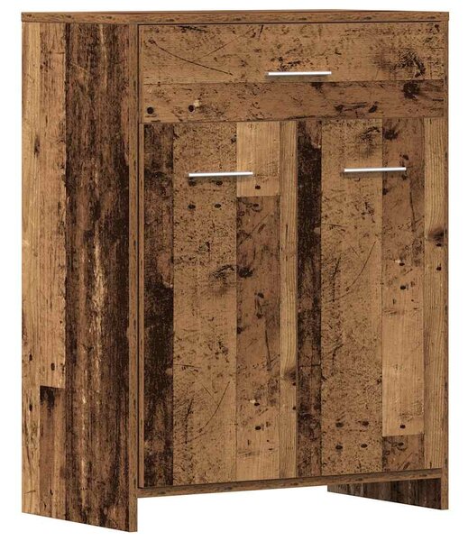 4dílná koupelnová sestava old wood kompozitní dřevo 3328941
