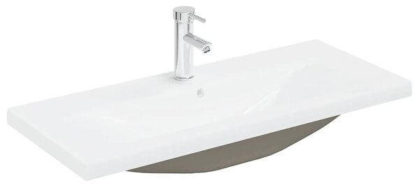 Umyvadlová skříňka s vestavěným umyvadlem a baterie staré dřevo 3328935