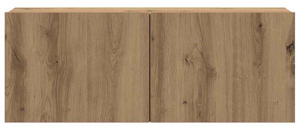 Nástěnné TV skříňky 4 ks dub artisan kompozitní 3328948