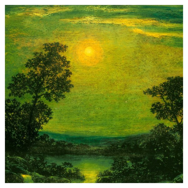 Obraz - Imitator of Ralph Albert Blakelock, Moonlight, reprodukce (30x30 cm)