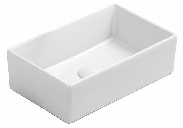 Umyvadlo na desku - UN-GAJA45-SW, 45 cm, keramické, bílá