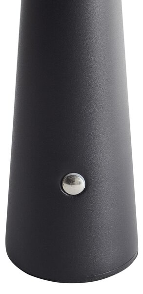 LED bezdrátová stolní lampa AGUSAN se stmívačem Kov Černá