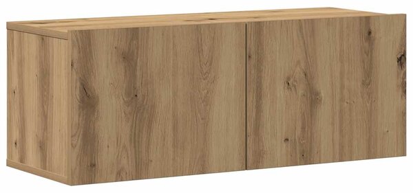 Nástěnné TV skříňky 4 ks dub artisan kompozitní 3328948