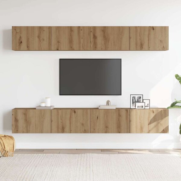 4dílná nástěnná TV skříňka Artisan dub 100 x 30 x 30 cm 3328946