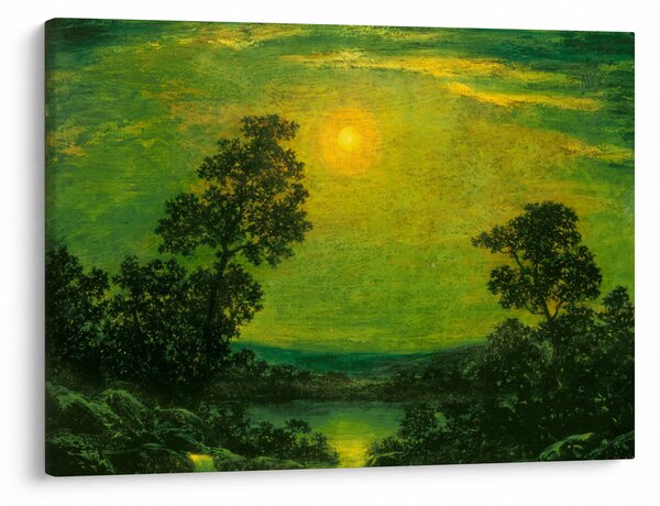 Obraz - Imitator of Ralph Albert Blakelock, Moonlight, reprodukce (70x50 cm)