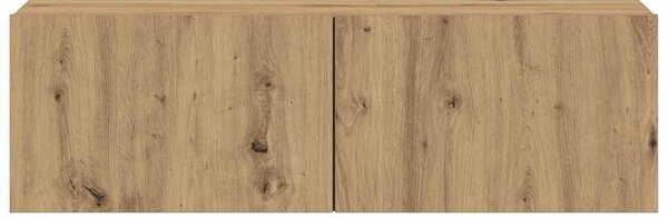 Nástěnné TV skříňky 3 ks dub artisan kompozitní 3328962