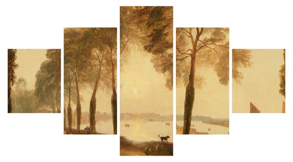 Obraz - Joseph Mallord William Turner, Mortlake Terrace, reprodukce (125x70 cm)