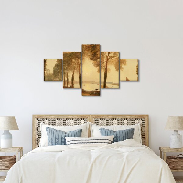 Obraz - Joseph Mallord William Turner, Mortlake Terrace, reprodukce (125x70 cm)