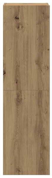 Sada 8 kusů nástěnné TV skříňka dub artisan kompozitní dřevo 3328956