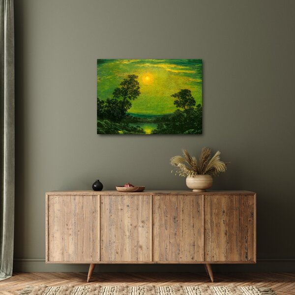 Obraz - Imitator of Ralph Albert Blakelock, Moonlight, reprodukce (70x50 cm)