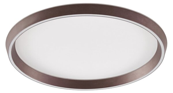 Stropní Lampa Lucande, Rylan, stmívatelné, Hnědá / Rezavá, Obývací pokoj, Kov, Moderní
