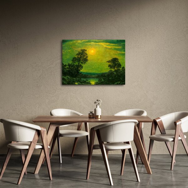 Obraz - Imitator of Ralph Albert Blakelock, Moonlight, reprodukce (70x50 cm)