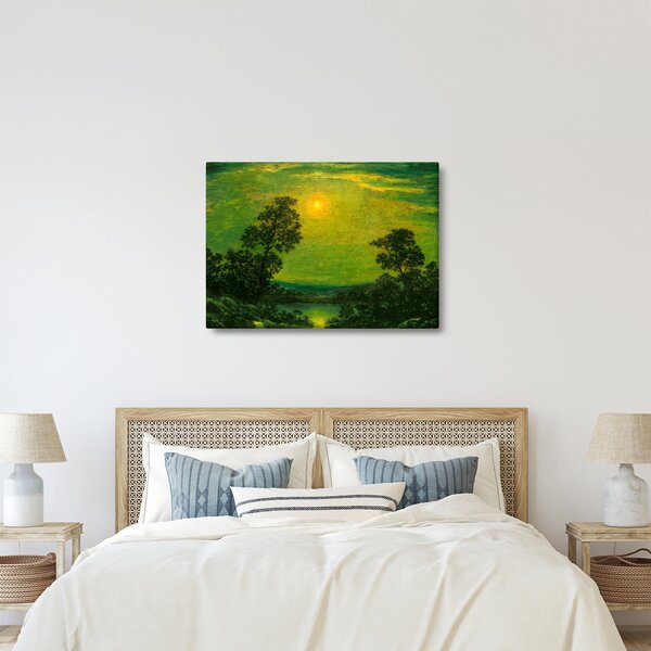 Obraz - Imitator of Ralph Albert Blakelock, Moonlight, reprodukce (70x50 cm)