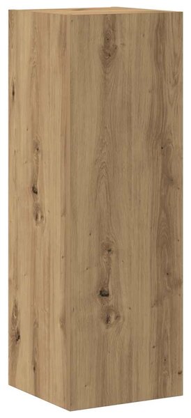 Sada 8 kusů nástěnné TV skříňka dub artisan kompozitní dřevo 3328954