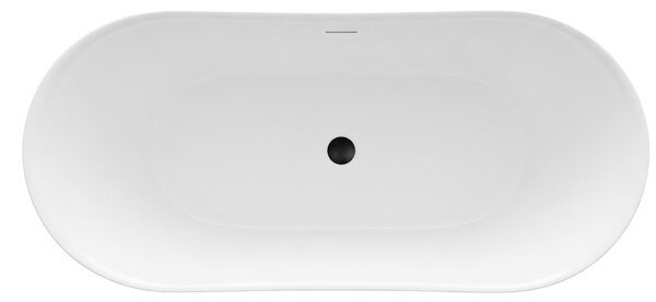 Rea Lusso Slim, volně stojící vana 170×74 cm, bílá, REA-W0504