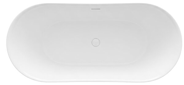 Rea Lusso Slim, volně stojící vana 170×74 cm, bílá, REA-W0504