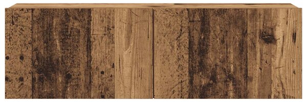 Nástěnné TV skříňky 6 ks Old Wood kompozitní 3328987