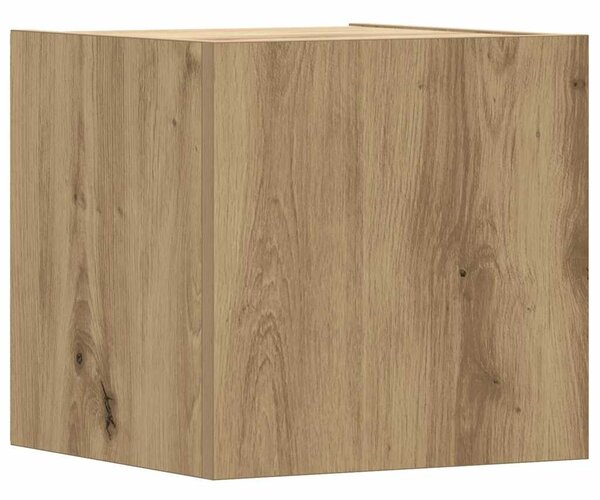 Sada 6 kusů nástěnné TV skříňka dub artisan kompozitní dřevo 3328992