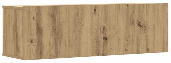 Sada 6 kusů nástěnné TV skříňka dub artisan kompozitní dřevo 3328992