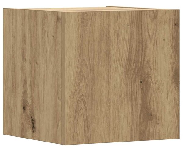 Sada 6 kusů nástěnné TV skříňka dub artisan kompozitní dřevo 3328990