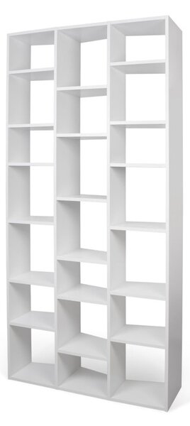Bílá knihovna 108x224 cm Valsa – TemaHome