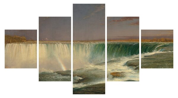 Obraz - Frederic Edwin Church, Niagara, reprodukce (125x70 cm)