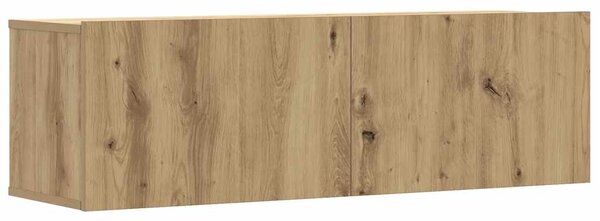 Sada 5 kusů nástěnné TV skříňka dub artisan kompozitní dřevo 3329000