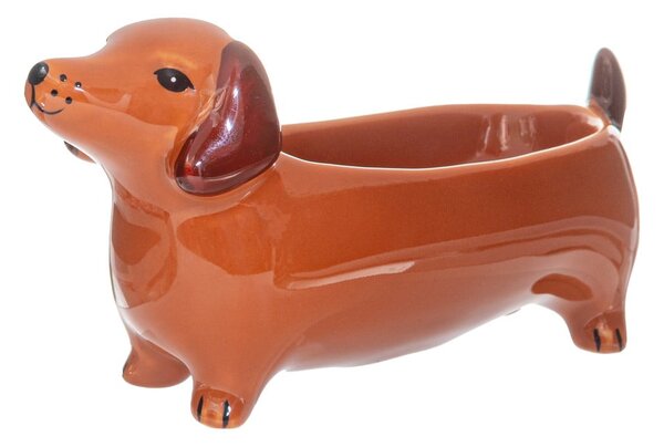 Porcelánová dekorativní mísa 5x14 cm Sausage Dog – Sass & Belle