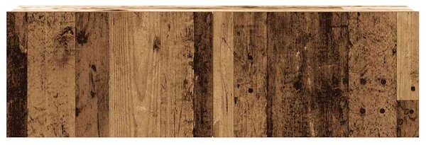 Nástěnné TV skříňky 4 ks starého dřeva 100x30x30 cm kompozit 3329007