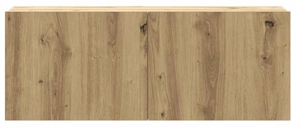 Sada 6 kusů nástěnné TV skříňka dub artisan kompozitní dřevo 3329002