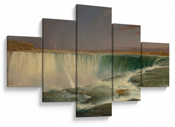 Obraz - Frederic Edwin Church, Niagara, reprodukce (125x70 cm)