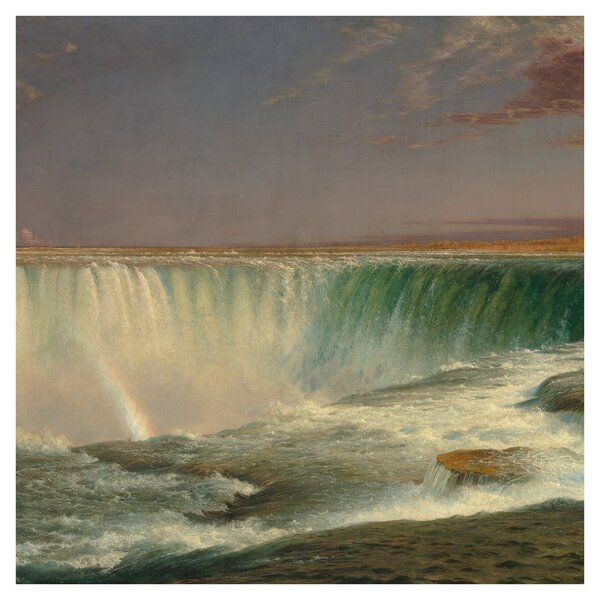 Obraz - Frederic Edwin Church, Niagara, reprodukce (30x30 cm)
