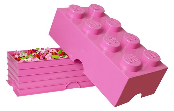 Tmavě růžový úložný box LEGO®