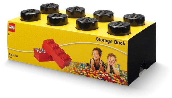 Černý úložný box LEGO®