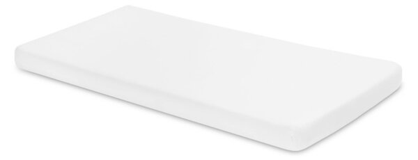 Sensillo Prostěradlo do postýlky Jersey DELUXE 120 x 60 cm Jednobarevná Barva: Bílá