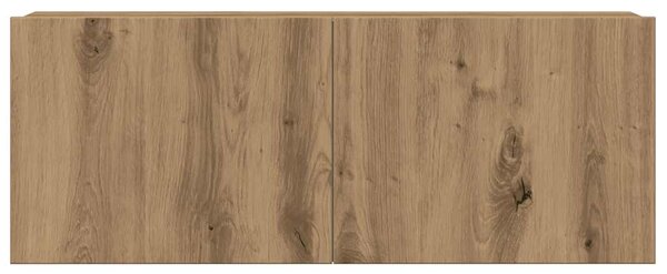 Sada 6 kusů nástěnné TV skříňka dub artisan kompozitní dřevo 3329150