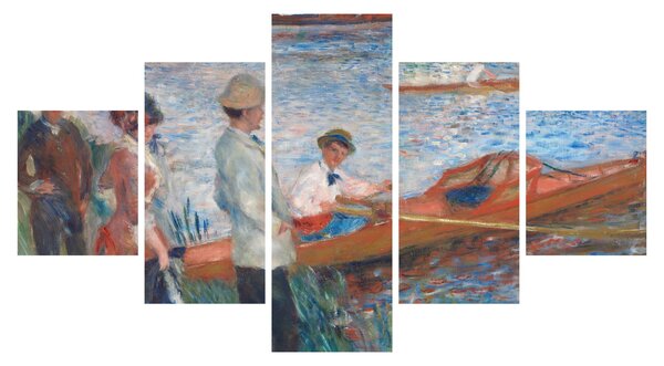 Obraz - Auguste Renoir, Oarsmen at Chatou, reprodukce (125x70 cm)